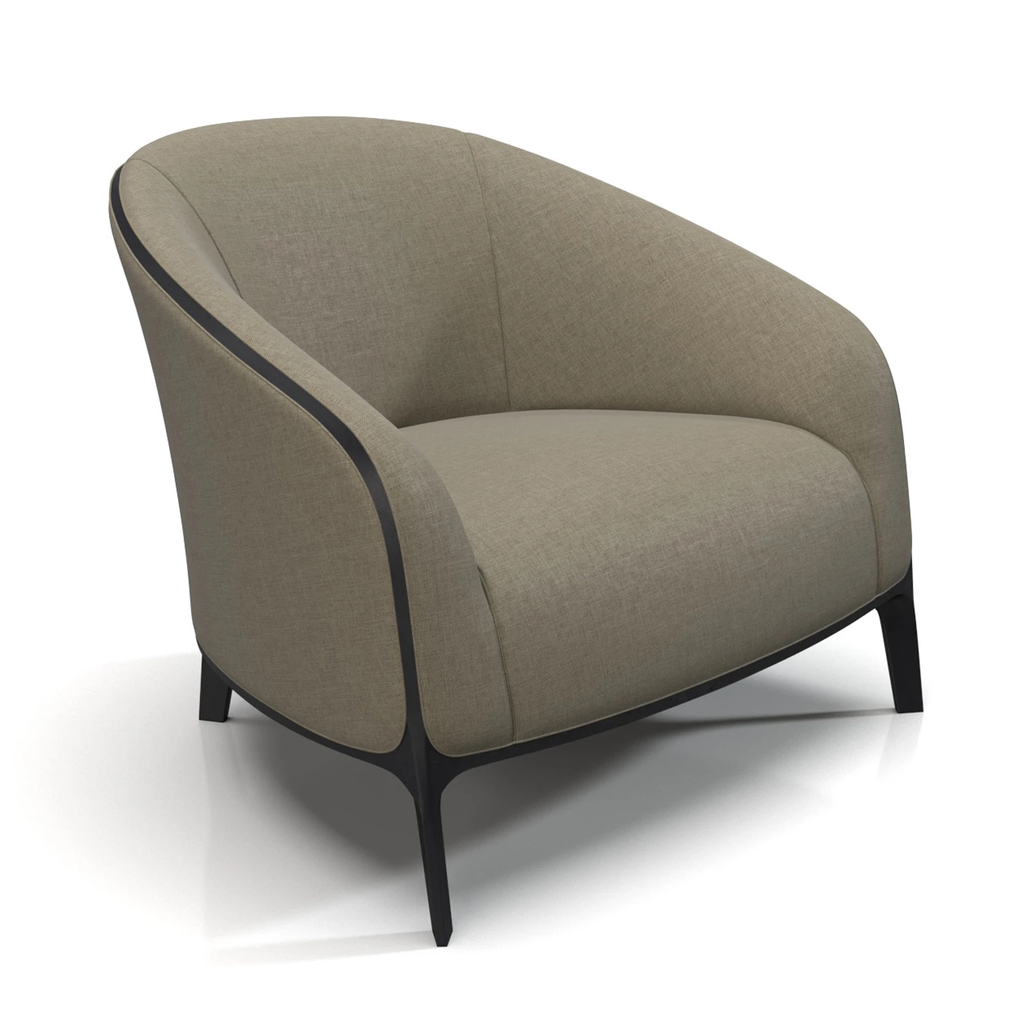 Catherine Lounge Chair 3D Model_04